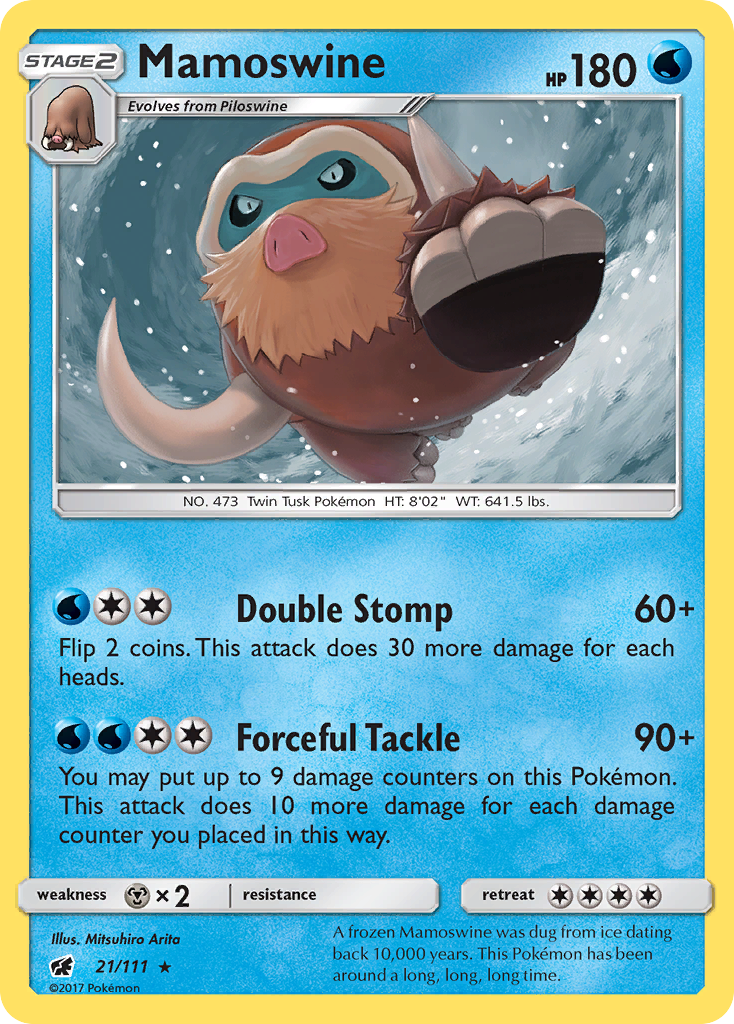 Mamoswine — SM - Crimson Invasion #21/111