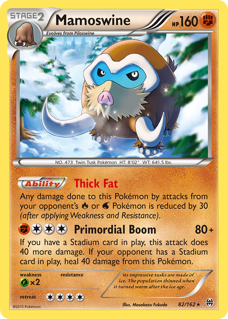 Mamoswine — XY - BREAKthrough #82/162