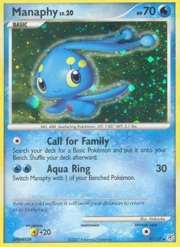 Manaphy — Diamond and Pearl #9/130