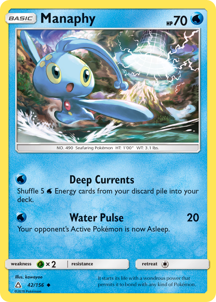 Manaphy — SM - Ultra Prism #42/156