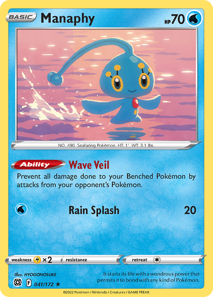Manaphy — SWSH09: Brilliant Stars #041/172
