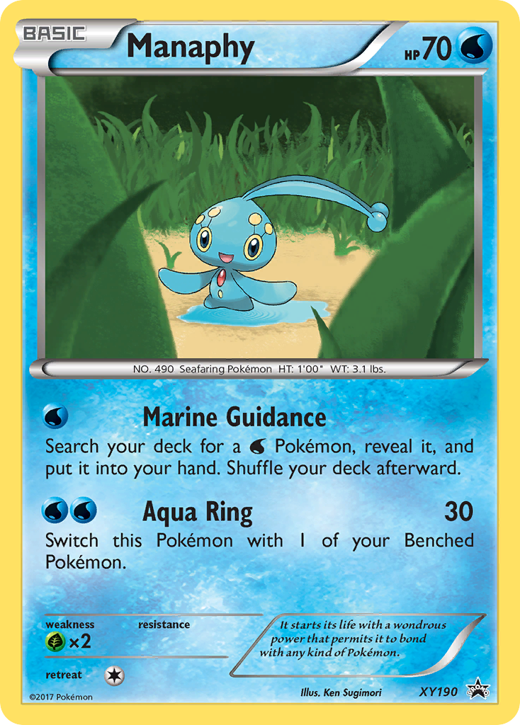 Manaphy — XY Promos #XY190