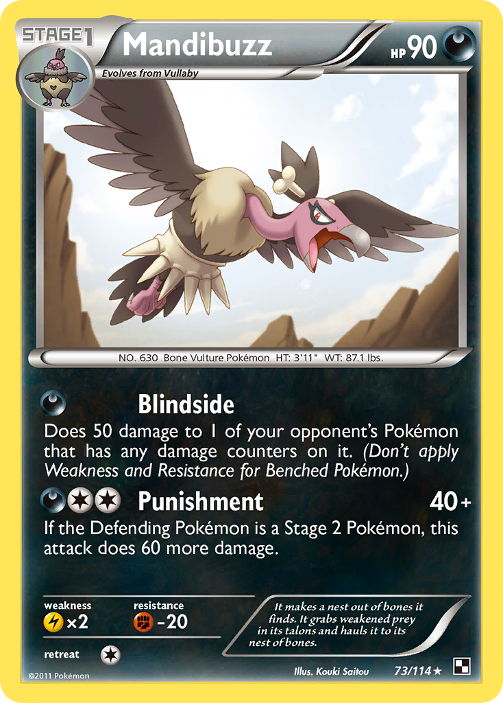 Mandibuzz — Black and White #73/114