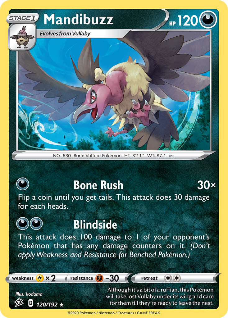 Mandibuzz — SWSH02: Rebel Clash #120/192