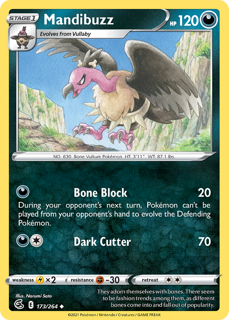 Mandibuzz — SWSH08: Fusion Strike #173/264