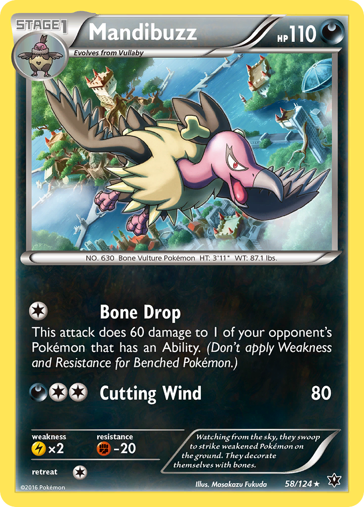 Mandibuzz — XY - Fates Collide #58/124