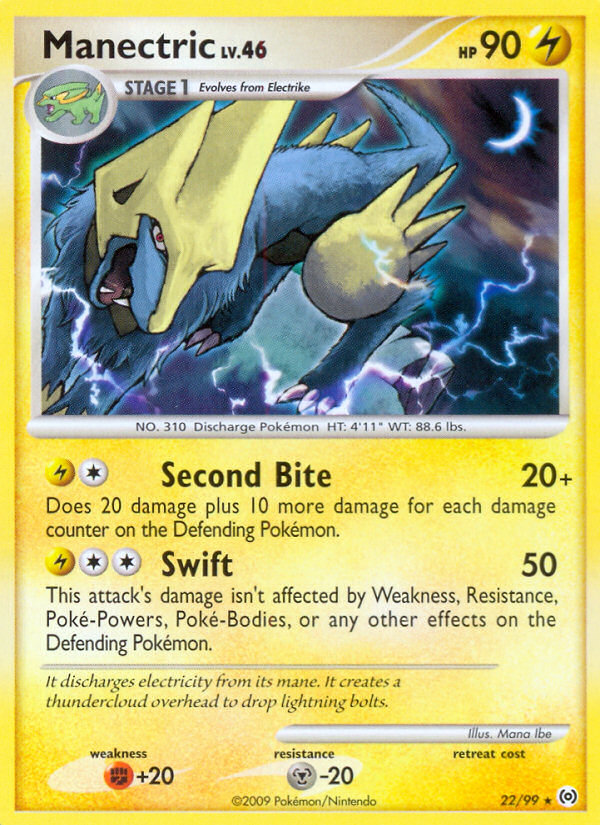 Manectric (22) — Arceus #22/99
