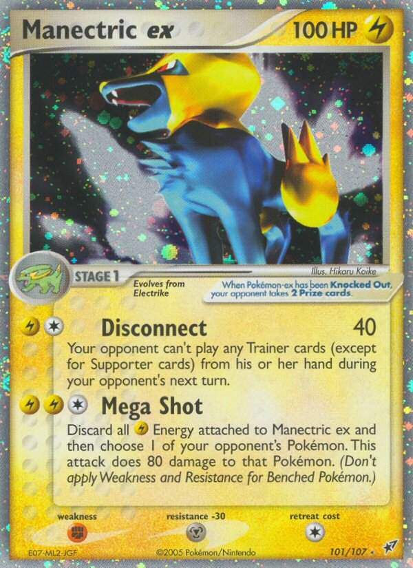 Manectric ex — World Championship Decks #101/107
