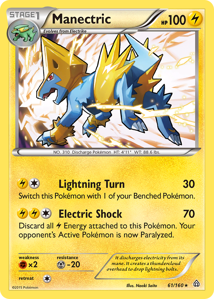 Manectric — XY - Primal Clash #61/160