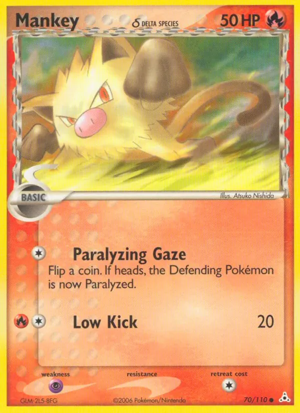 Mankey (Delta Species) — Holon Phantoms #70/110