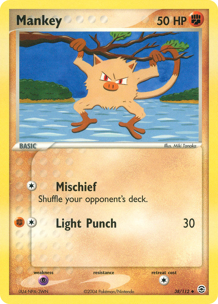 Mankey — FireRed & LeafGreen #38/112