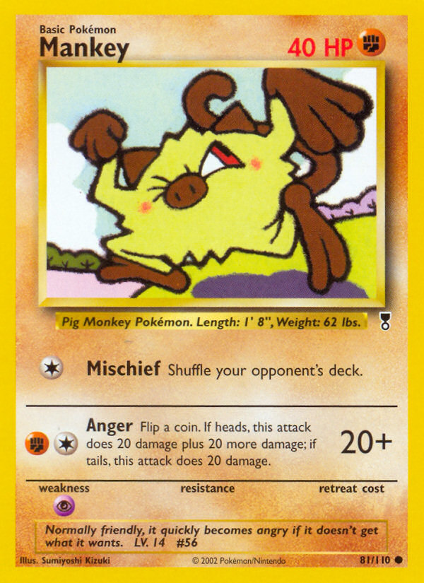 Mankey — Legendary Collection #081/110