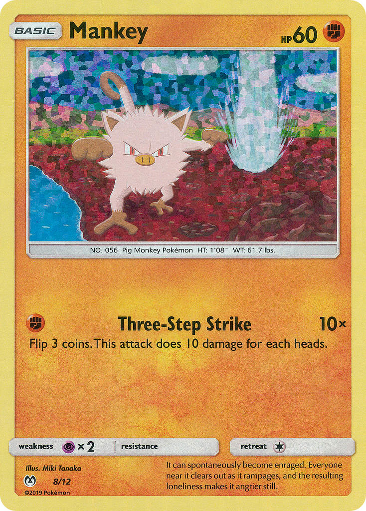 Mankey — McDonald's Promos 2019 #008/012