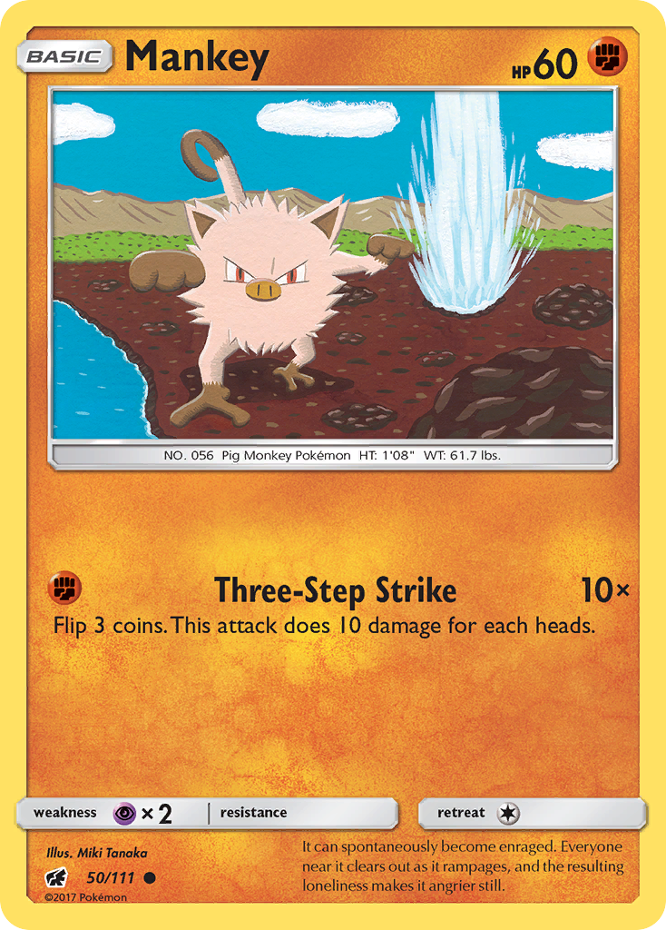 Mankey — SM - Crimson Invasion #50/111