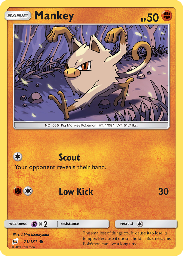 Mankey — SM - Team Up #71/181