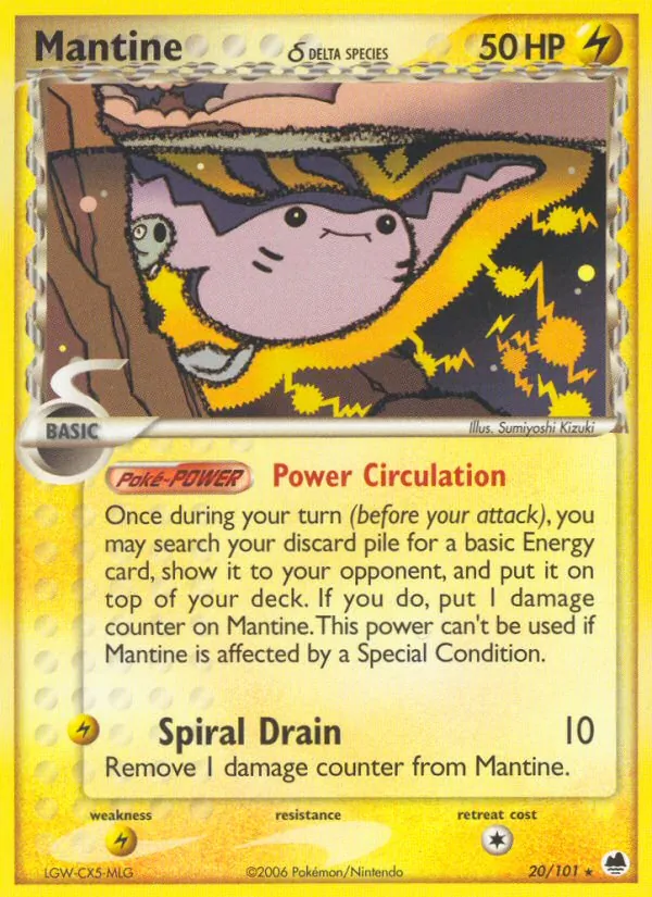 Mantine (Delta Species) — Dragon Frontiers #20/101