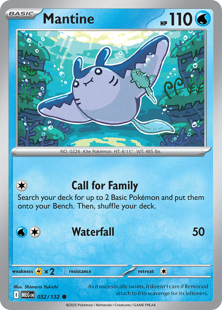 Mantine — ME01: Mega Evolution #032/132