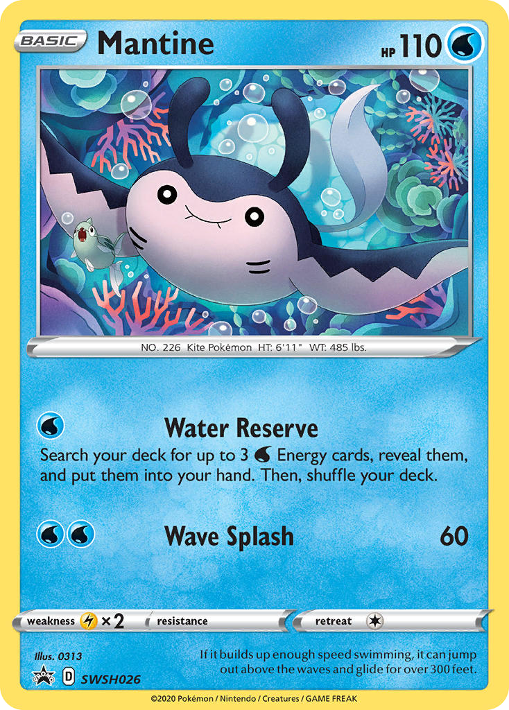 Mantine — SWSH: Sword & Shield Promo Cards #SWSH026