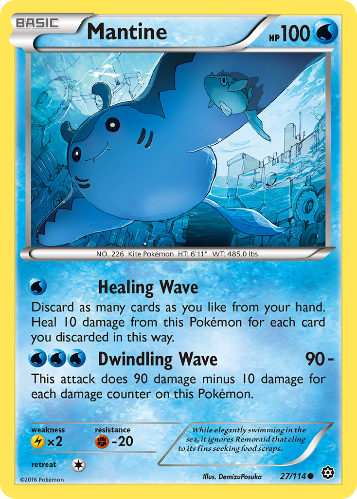 Mantine — XY - Steam Siege #27/114