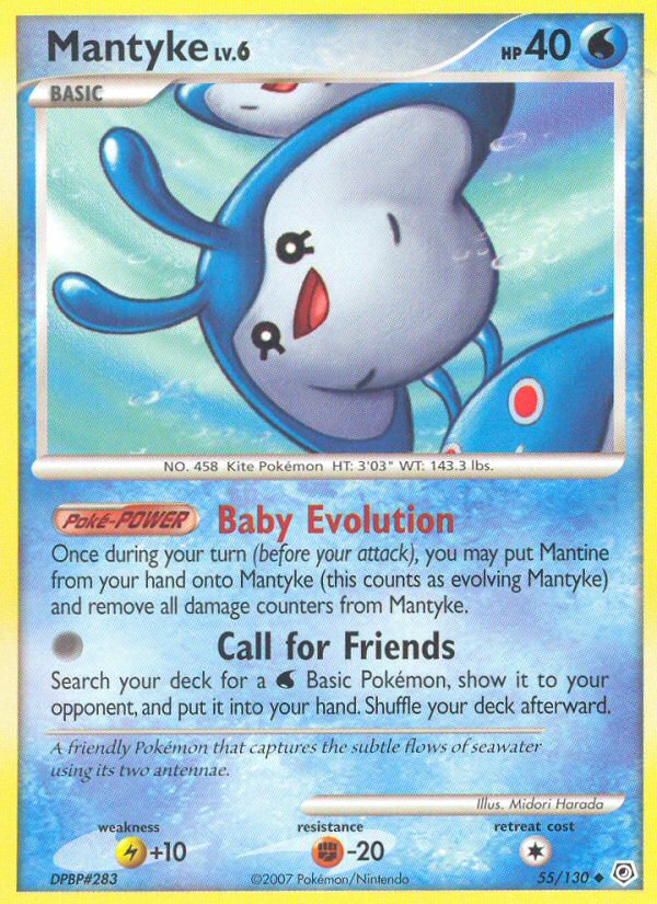 Mantyke — Diamond and Pearl #55/130
