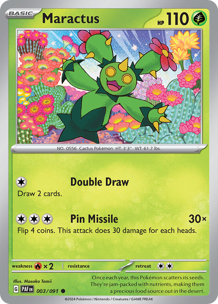 Maractus — SV: Paldean Fates #003/091