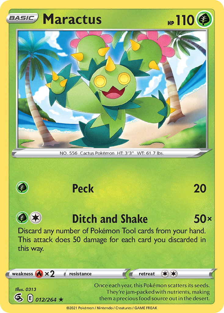 Maractus — SWSH08: Fusion Strike #012/264