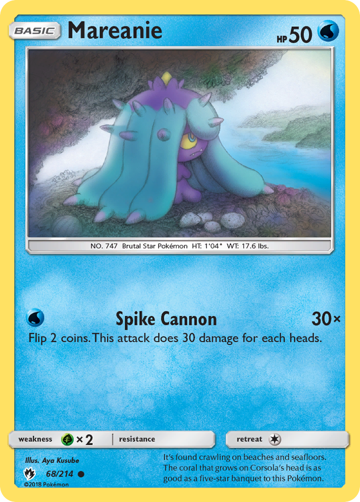 Mareanie (68) — SM - Lost Thunder #68/214