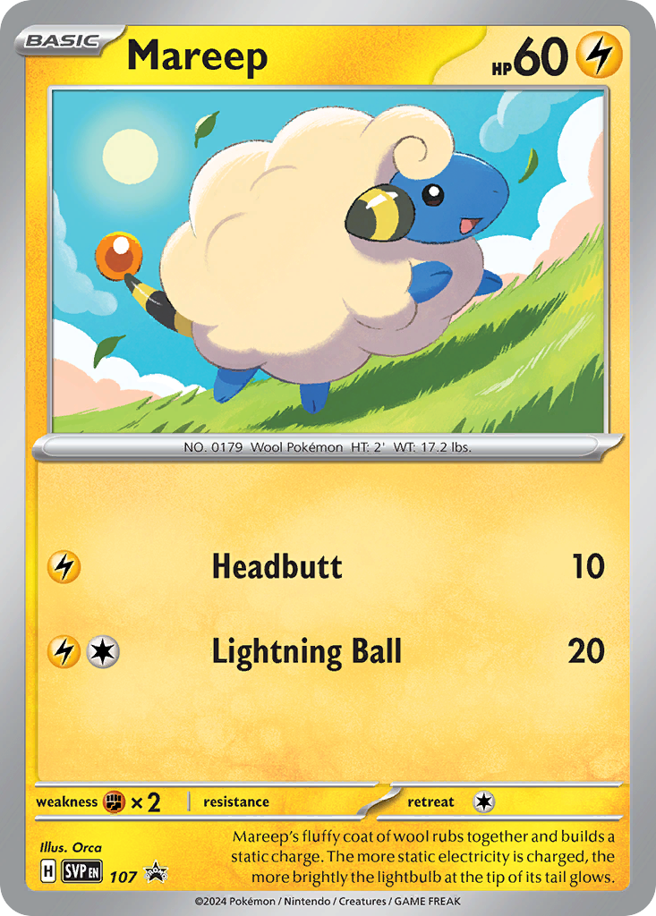 Mareep — Battle Academy 2024 #107