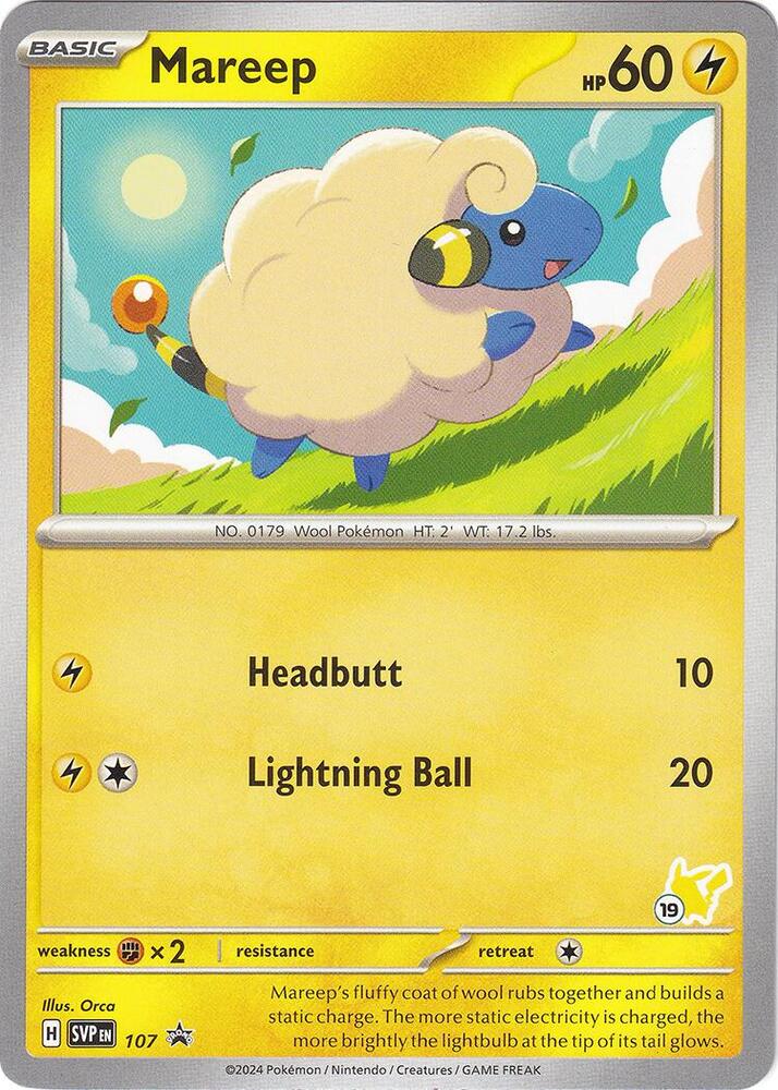 Mareep — Battle Academy 2024 #107