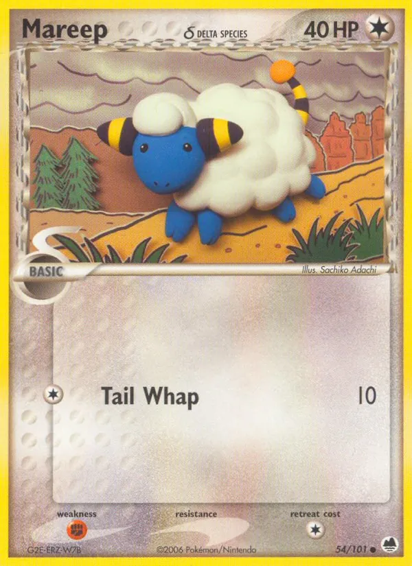 Mareep (Delta Species) — Dragon Frontiers #54/101