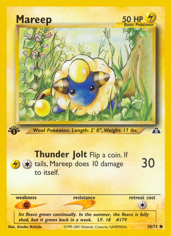 Mareep — Neo Discovery #58/75