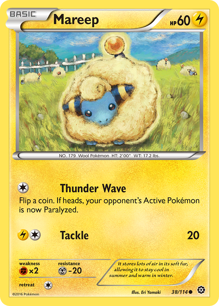 Mareep — XY - Steam Siege #38/114