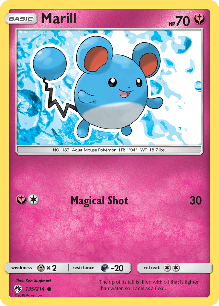Marill — SM - Lost Thunder #135/214