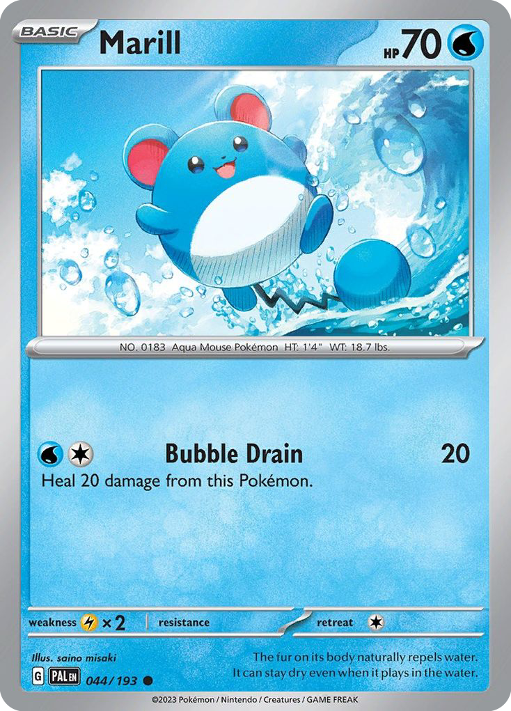 Marill — SV02: Paldea Evolved #044/193