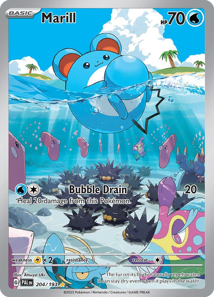Marill — SV02: Paldea Evolved #204/193