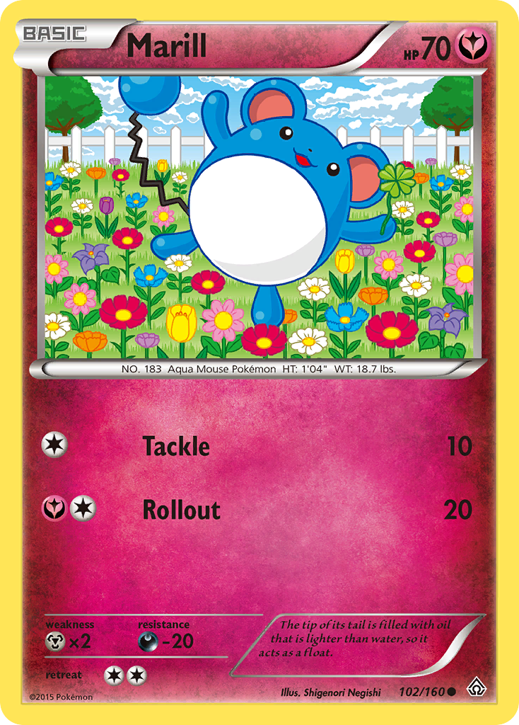 Marill — XY - Primal Clash #102/160