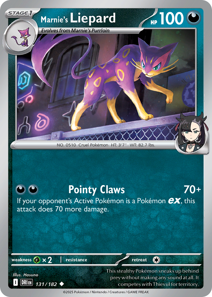 Marnie's Liepard — SV10: Destined Rivals #131/182