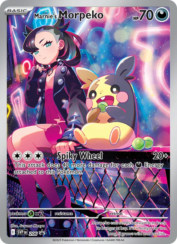 Marnie’s Morpeko — SV: Scarlet & Violet Promo Cards #206