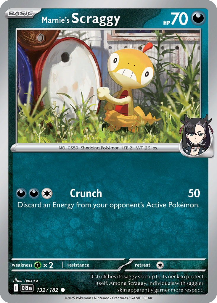 Marnie's Scraggy — SV10: Destined Rivals #132/182