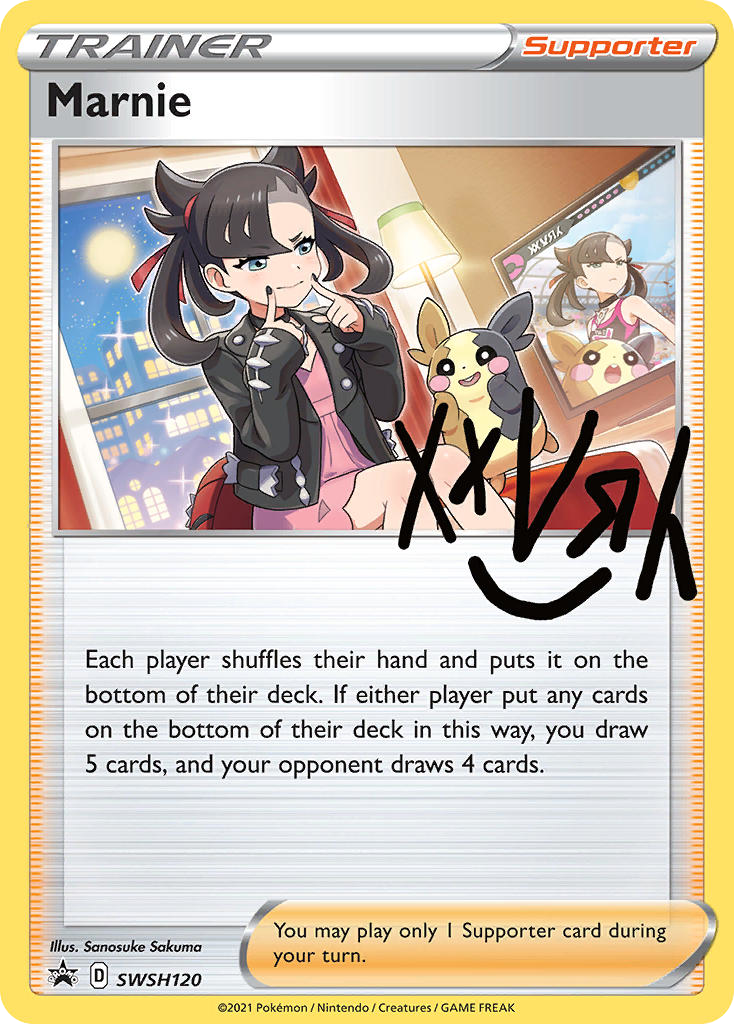 Marnie — SWSH: Sword & Shield Promo Cards #SWSH120