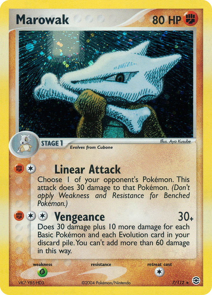 Marowak — FireRed & LeafGreen #7/112