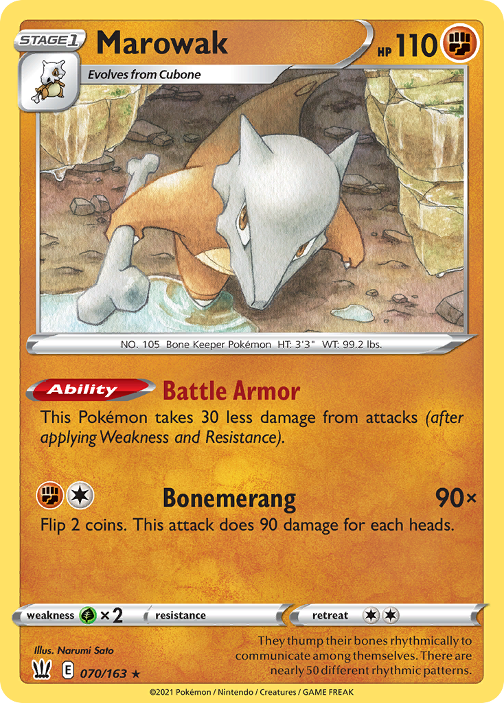 Marowak — SWSH05: Battle Styles #070/163