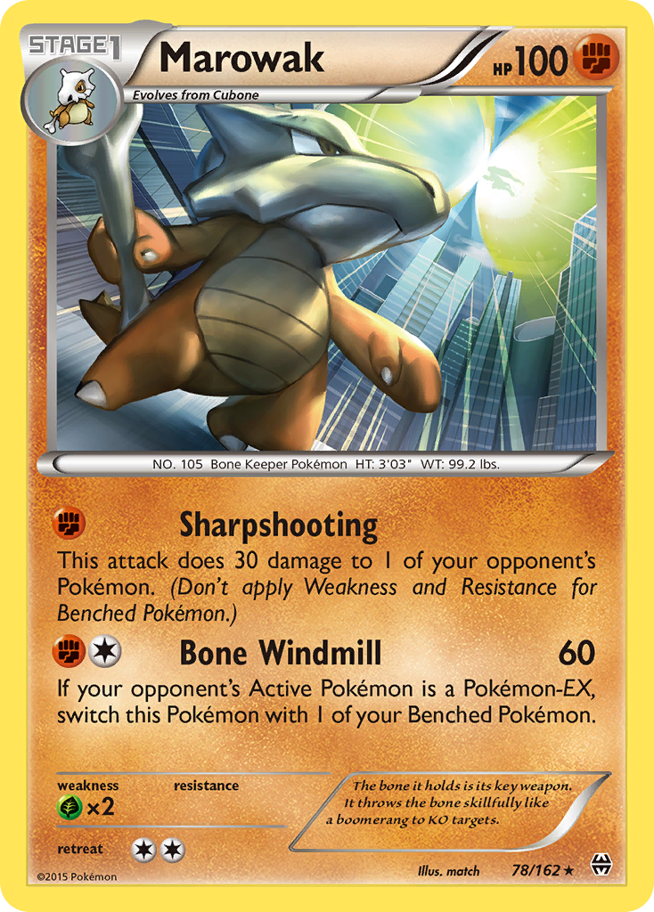 Marowak — XY - BREAKthrough #78/162