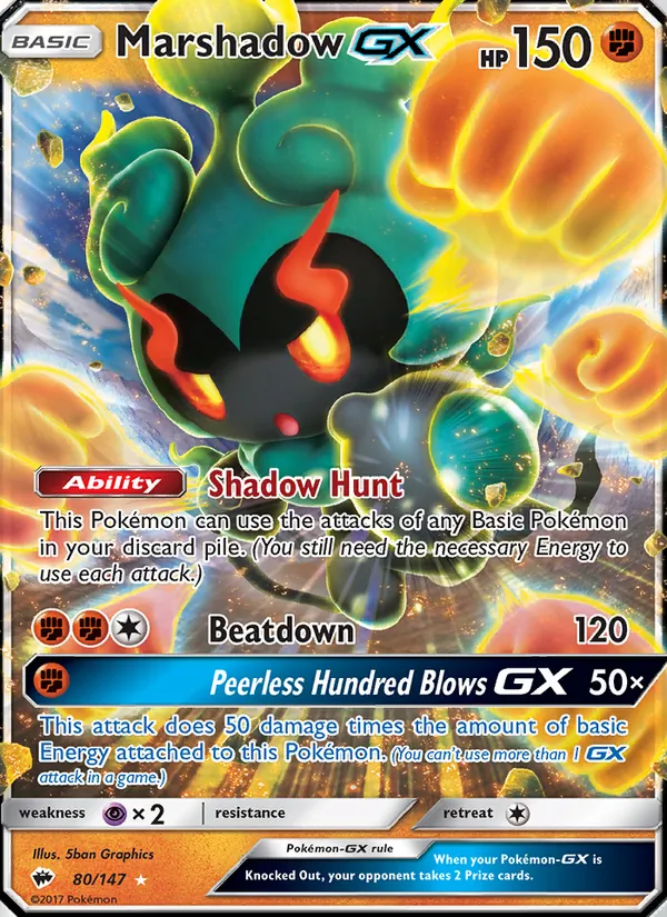 Marshadow GX — Jumbo Cards #080/147