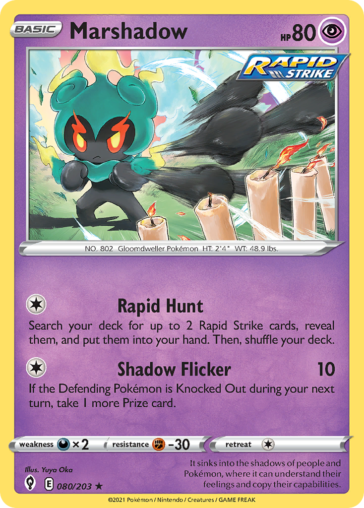 Marshadow — SWSH07: Evolving Skies #080/203