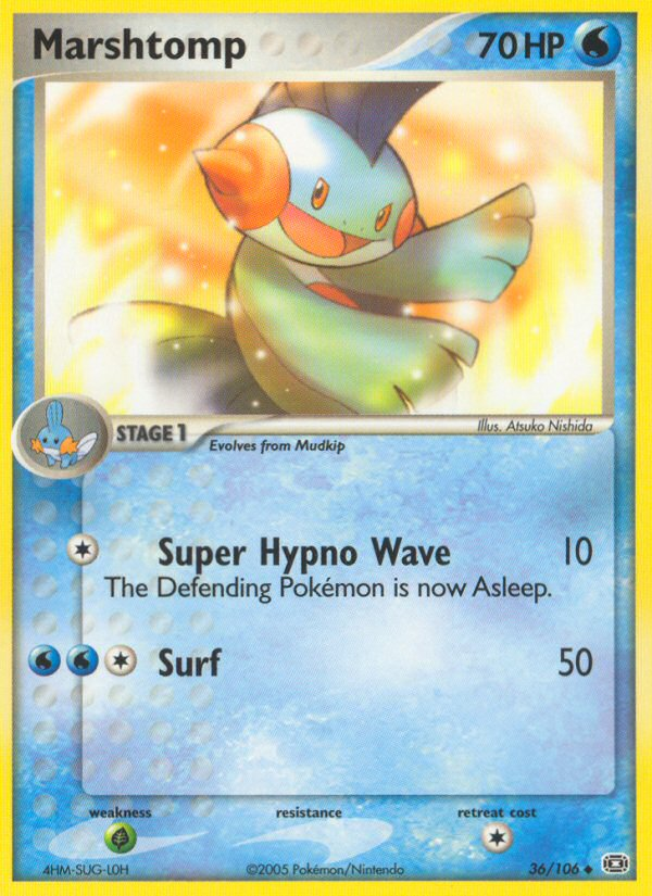 Marshtomp — Emerald #36/106