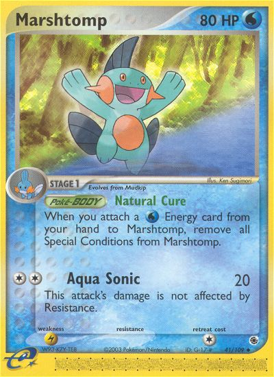 Marshtomp — Ruby and Sapphire #41/109