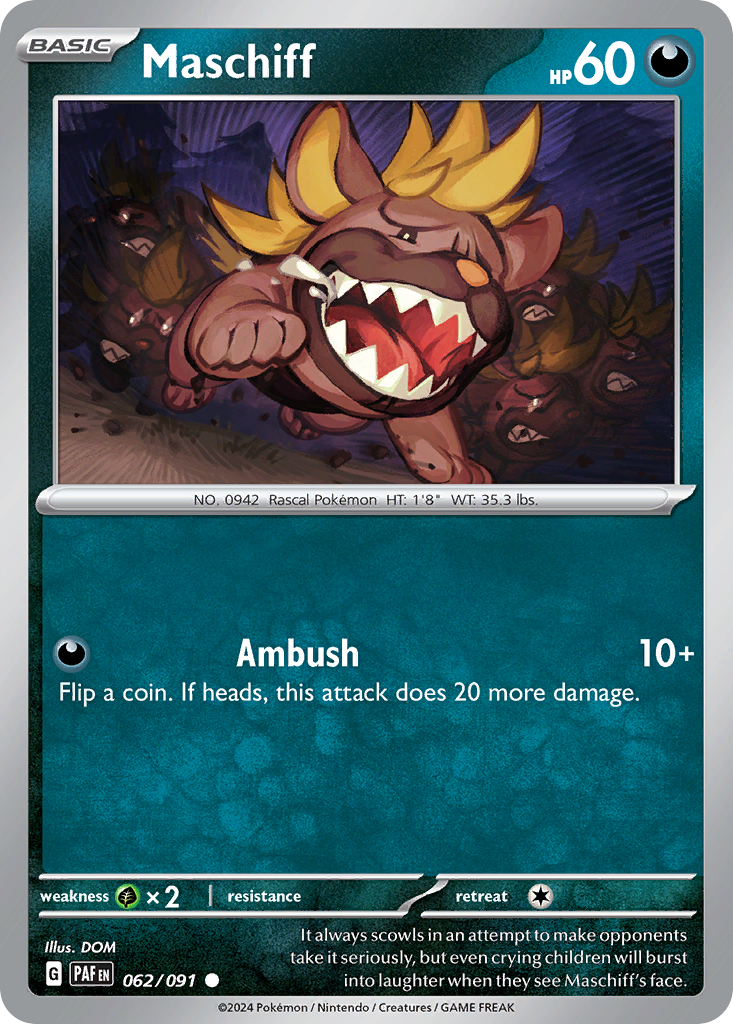 Maschiff — SV: Paldean Fates #062/091