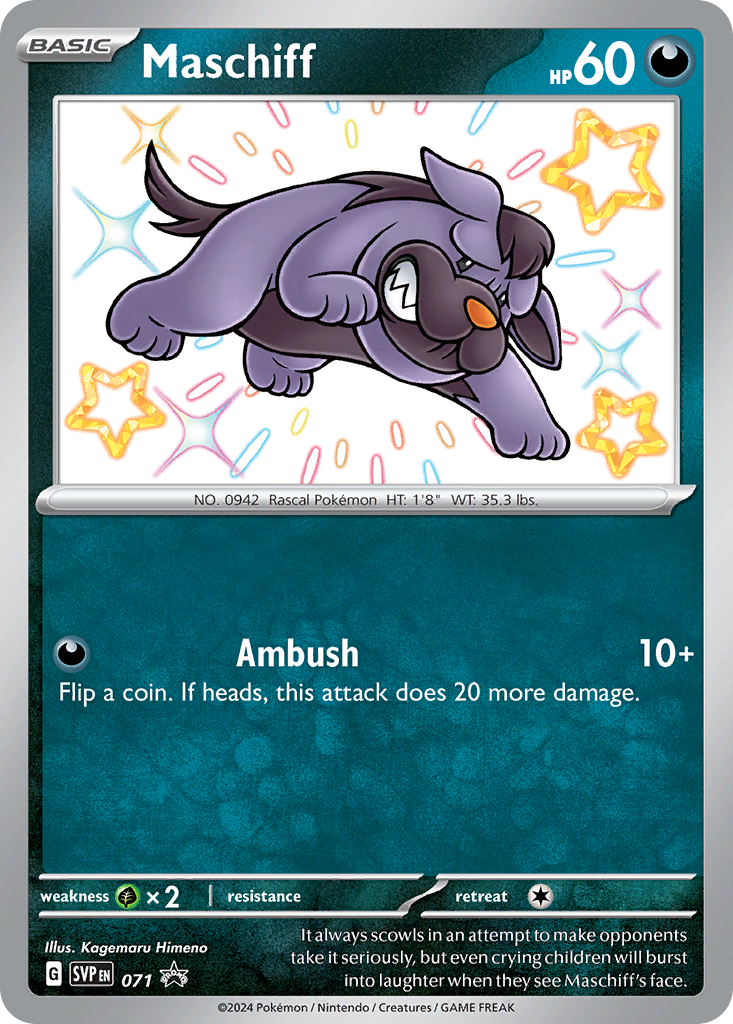 Maschiff — SV: Scarlet & Violet Promo Cards #071