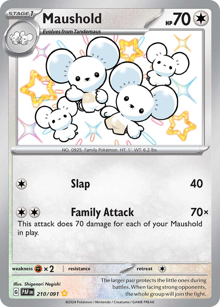 Maushold — SV: Paldean Fates #210/091